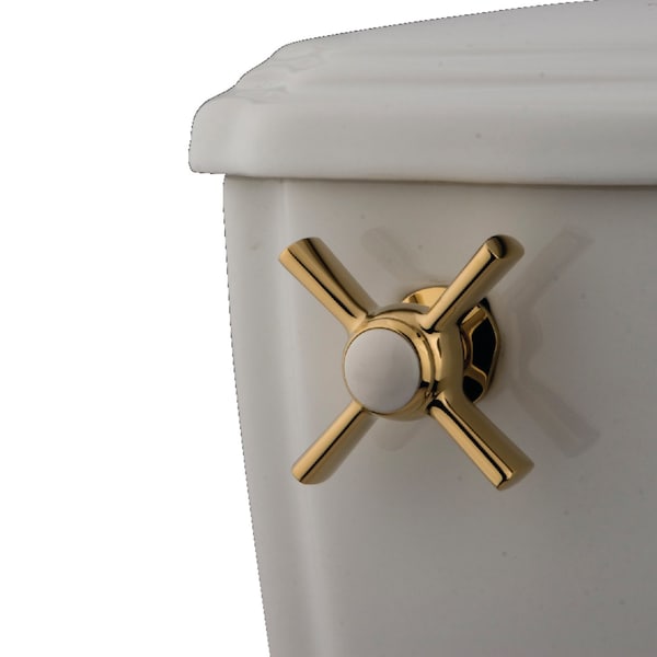 KTZX2 Tank Lever, Polished Brass